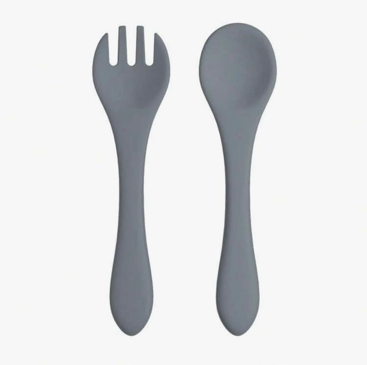 Silicone fork & spoon set