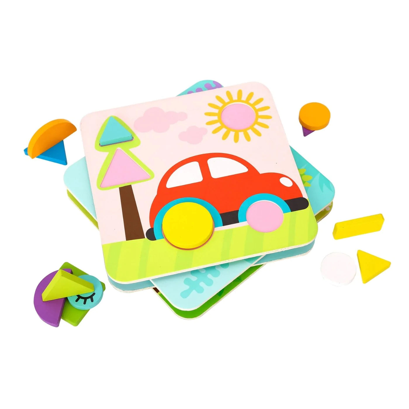 4 in 1 Shape Puzzles - Tooky Toy