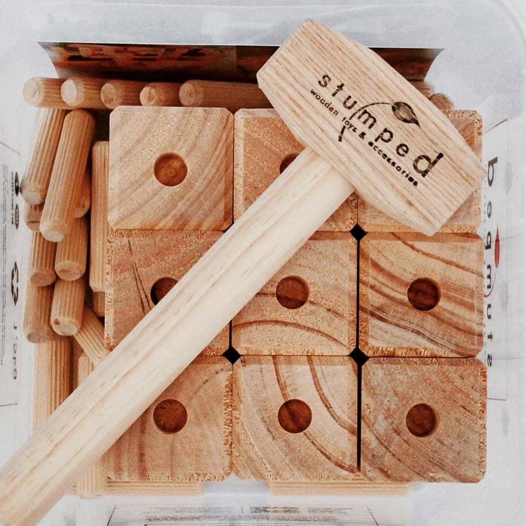 Knock-a-Block Set - Stumped Wooden Toys
