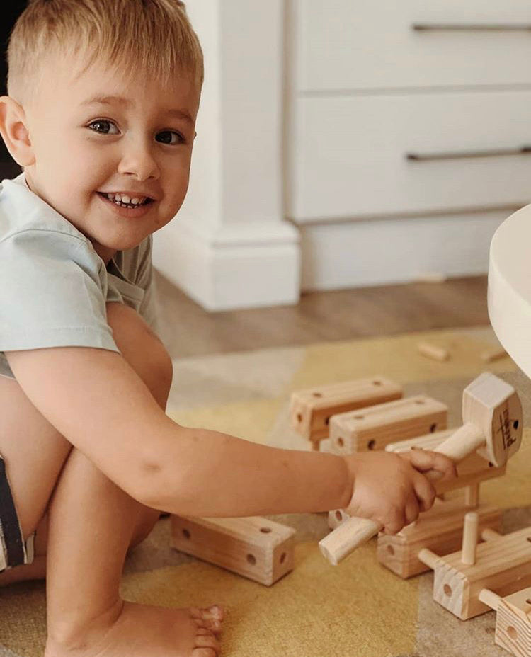 Knock-a-Block Set - Stumped Wooden Toys
