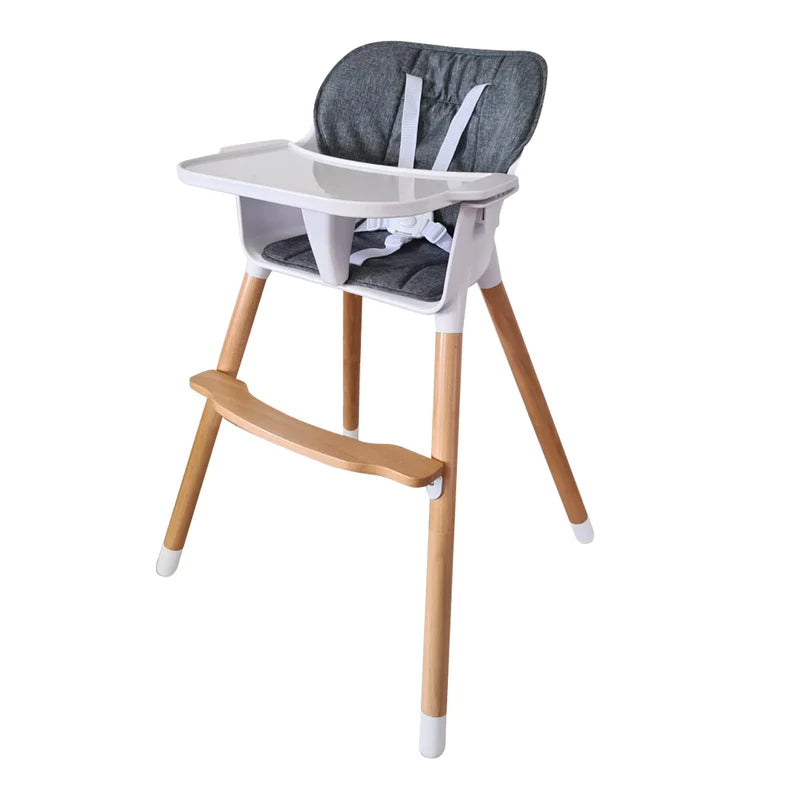 3-in-1 High Chair - Grey Melange