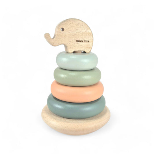 Elephant Balancing Rocking Ring Stacker