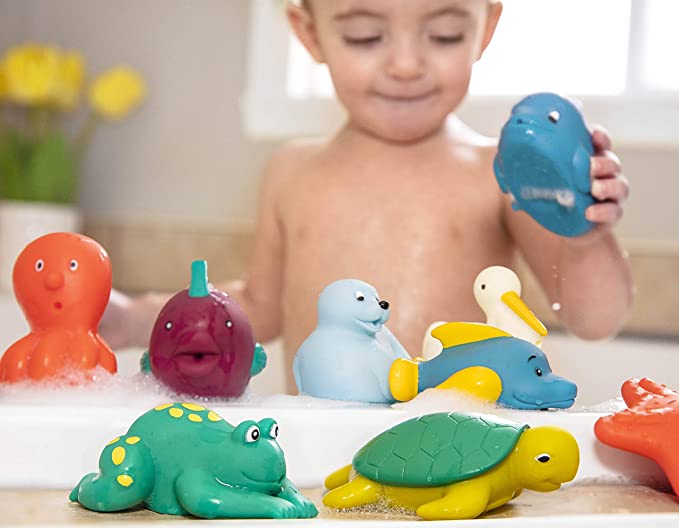 Bath Buddies 9 pieces - B.Toys
