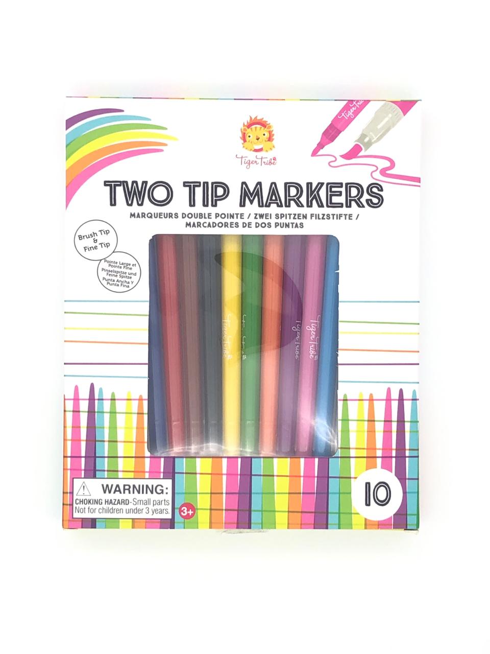 Two Tip Markers - Tiger Tribe